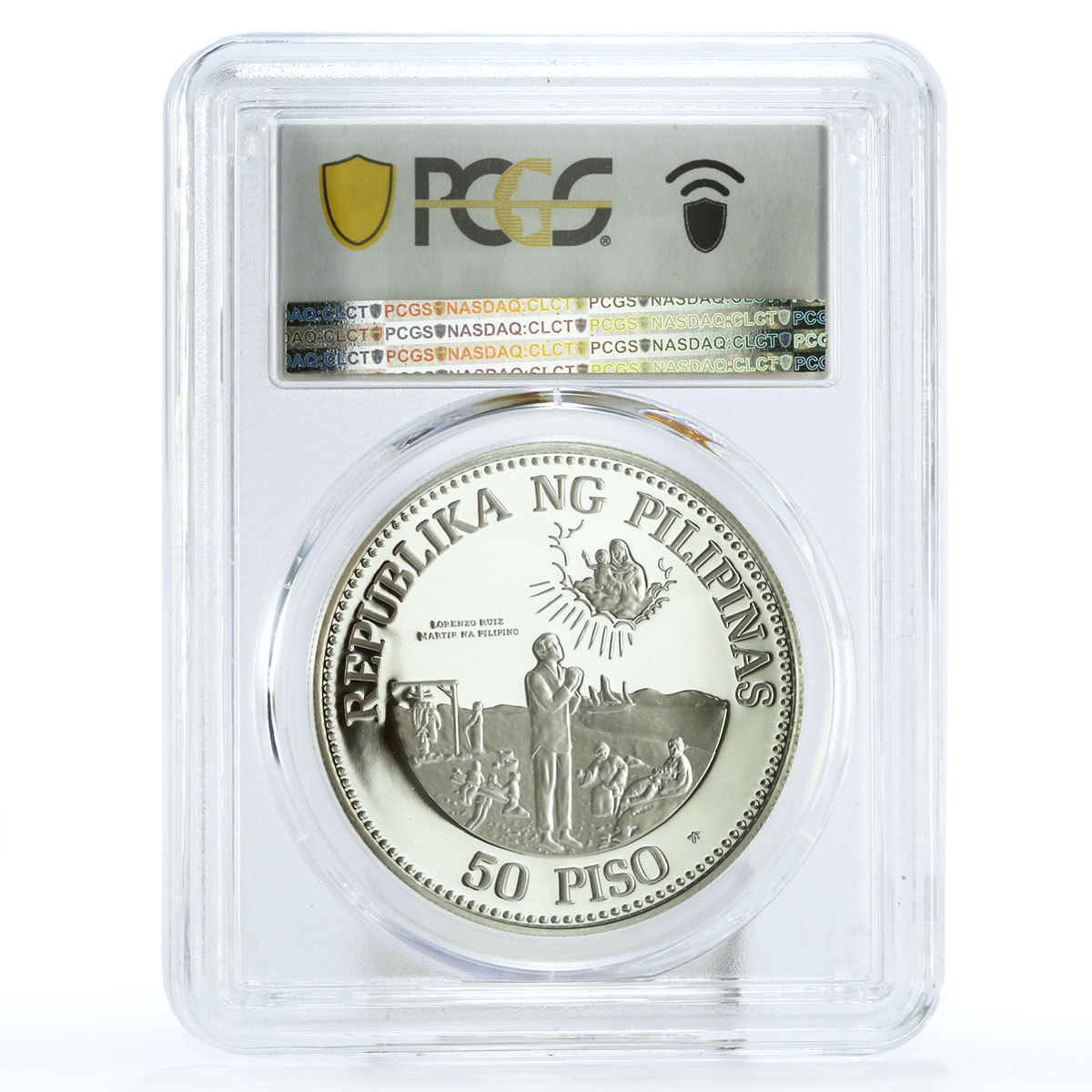 Philippines 50 piso Pope John Paul II Visit PR67 PCGS silver coin 1981