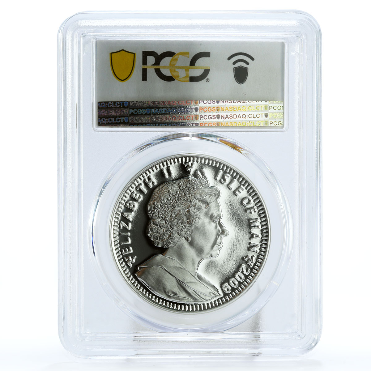Isle of Man 1 crown Home Pets Chinchilla Cat Animals PR70 PCGS silver coin 2009