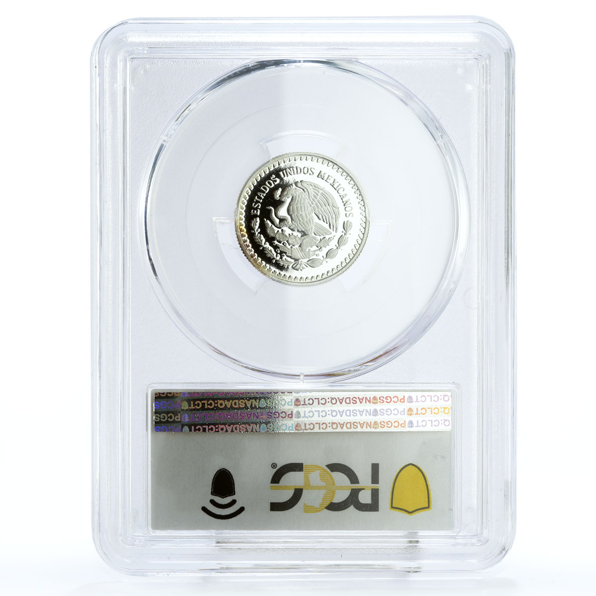 Mexico 1/10 onza Libertad Angel of Independence PR69 PCGS silver coin 1996