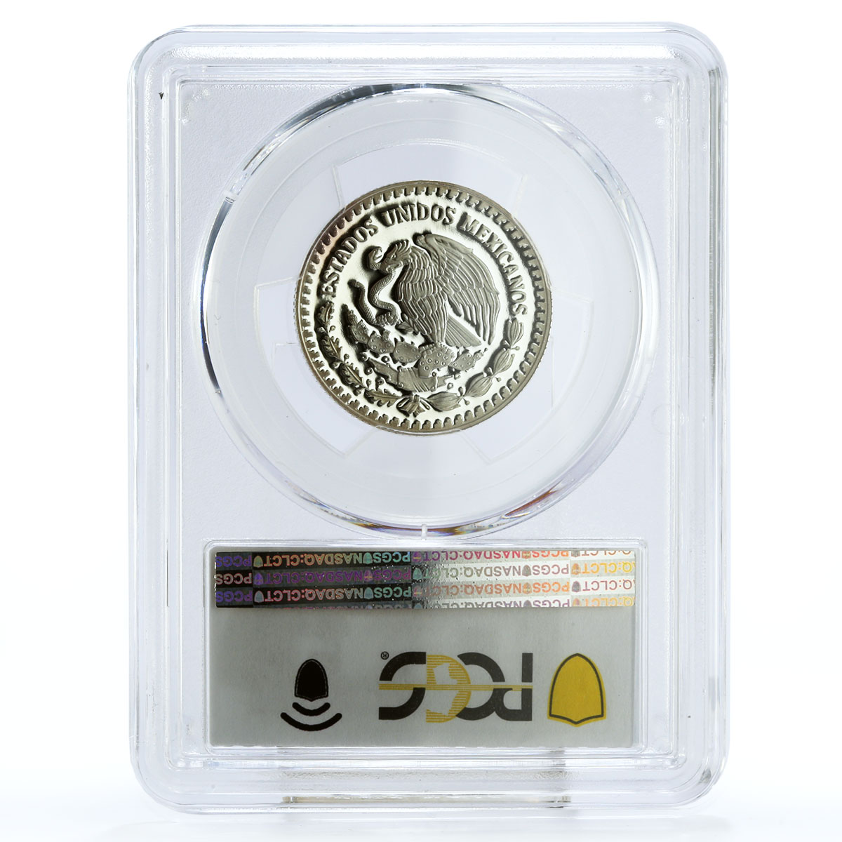 Mexico 1/4 onza Libertad Angel of Independence PR69 PCGS silver coin 1996