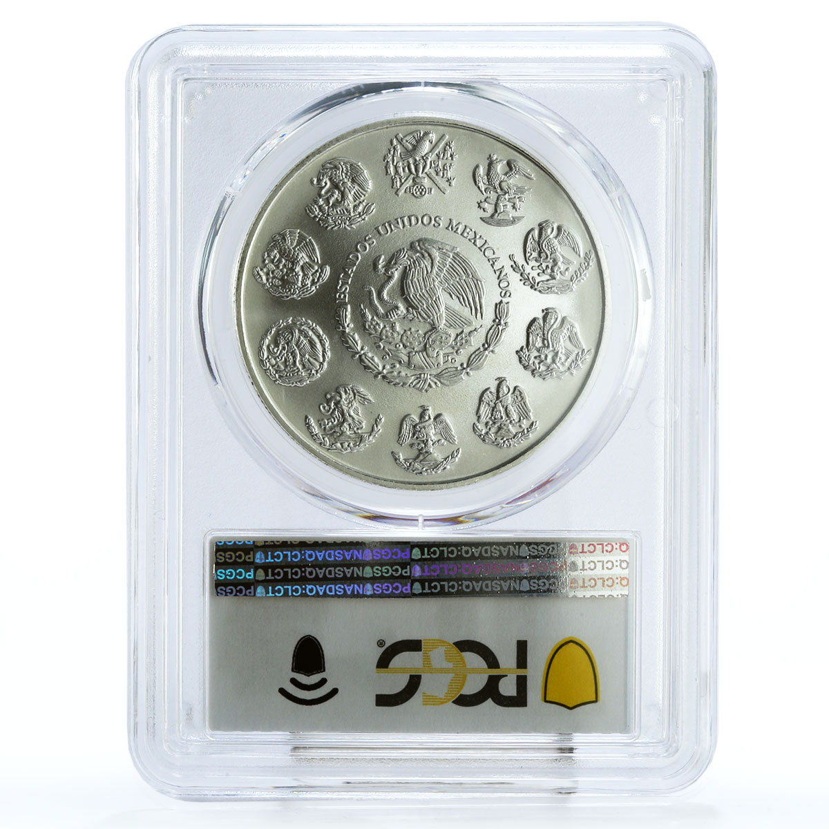 Mexico 1 onza Libertad Angel of Independence MS67 PCGS silver coin 2005