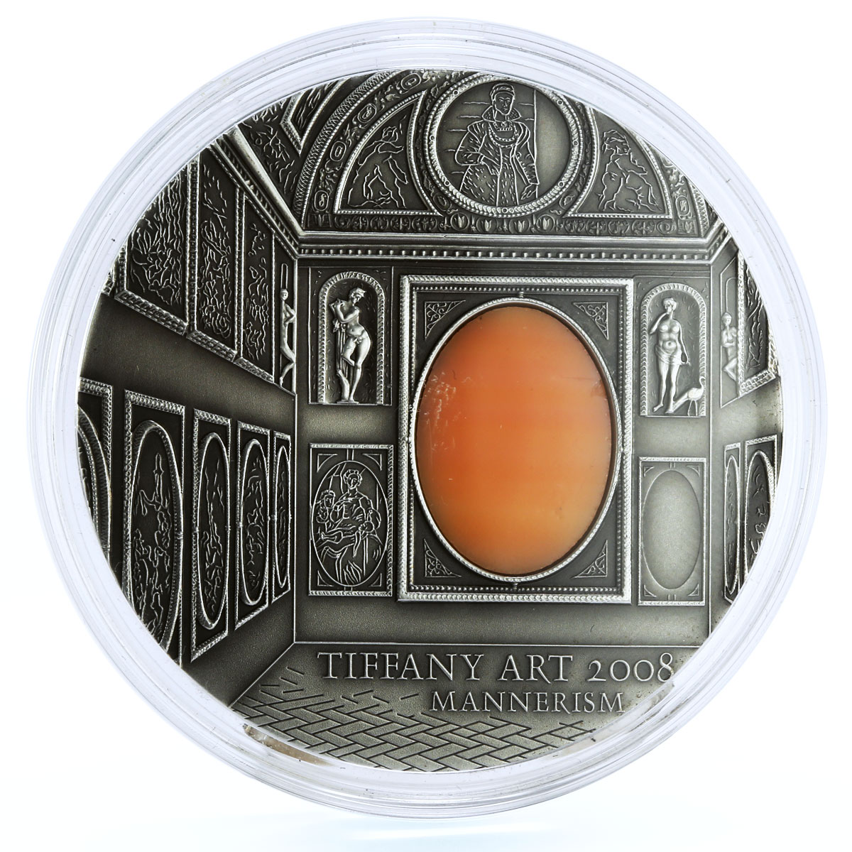 Palau 10 dollars Tiffany Art Masterpieces Mannerism Renaissance silver coin 2008