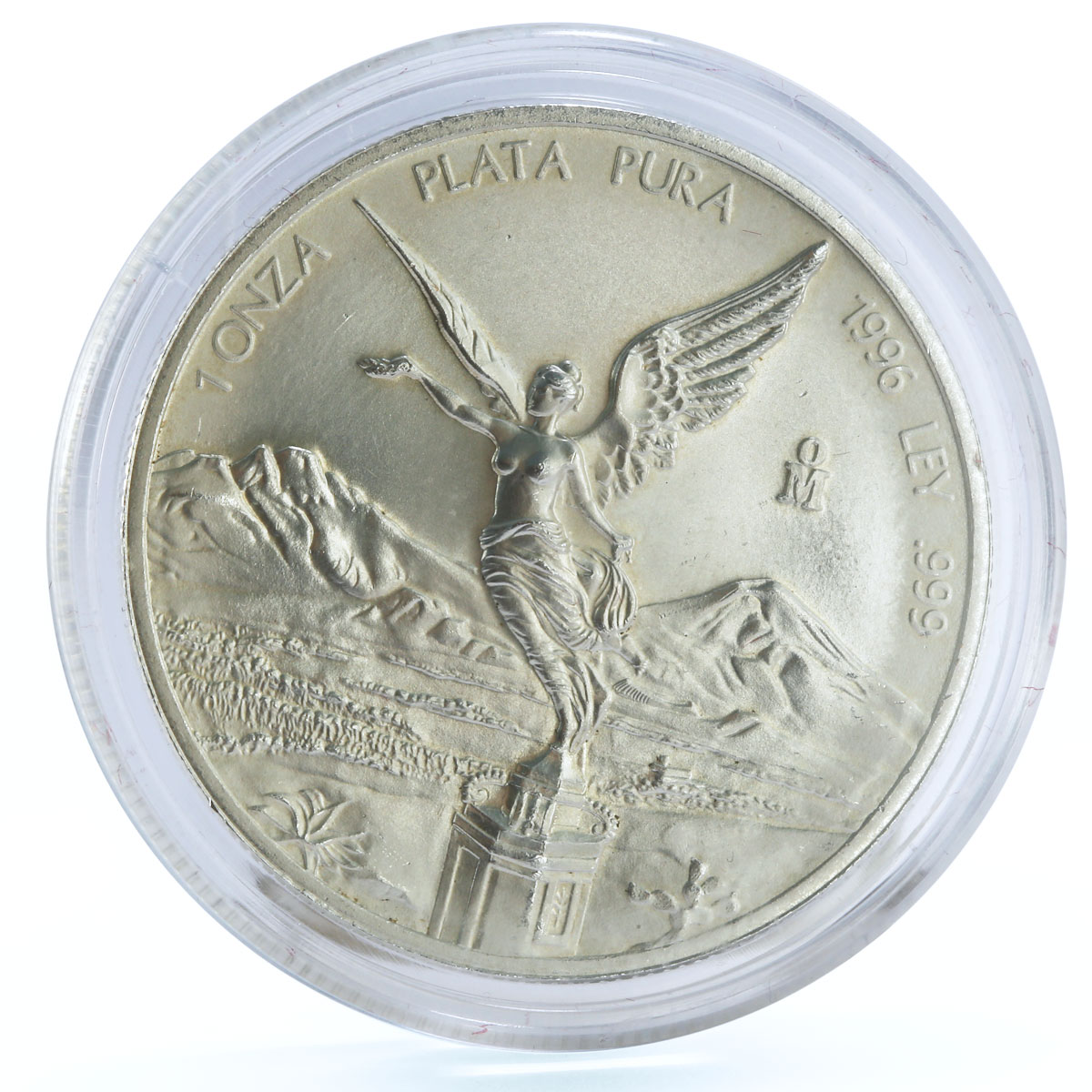 Mexico 1 onza Libertad Angel of Independence silver coin 1996