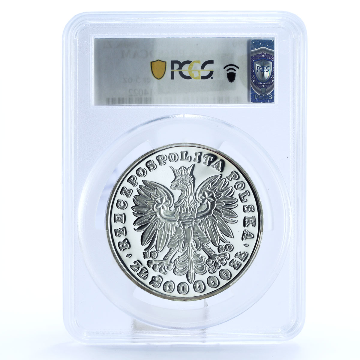 Poland 200000 zlotych Tadeusz Kosciuszko PR68 PCGS silver coin 1990