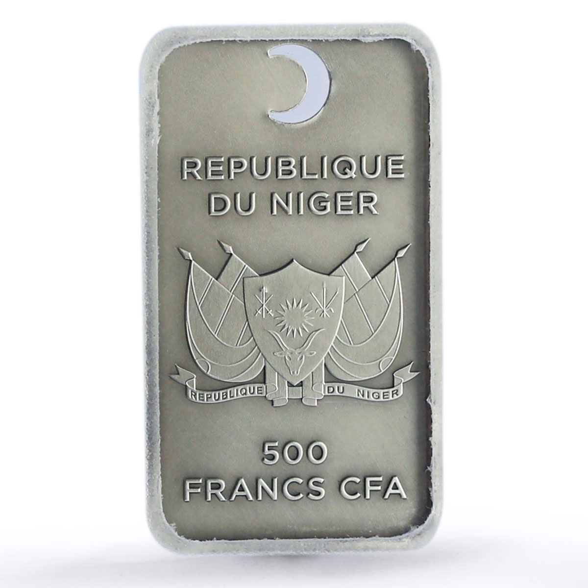 Niger 500 francs Name of Allah Islam MS70 PCGS silver coin 2013