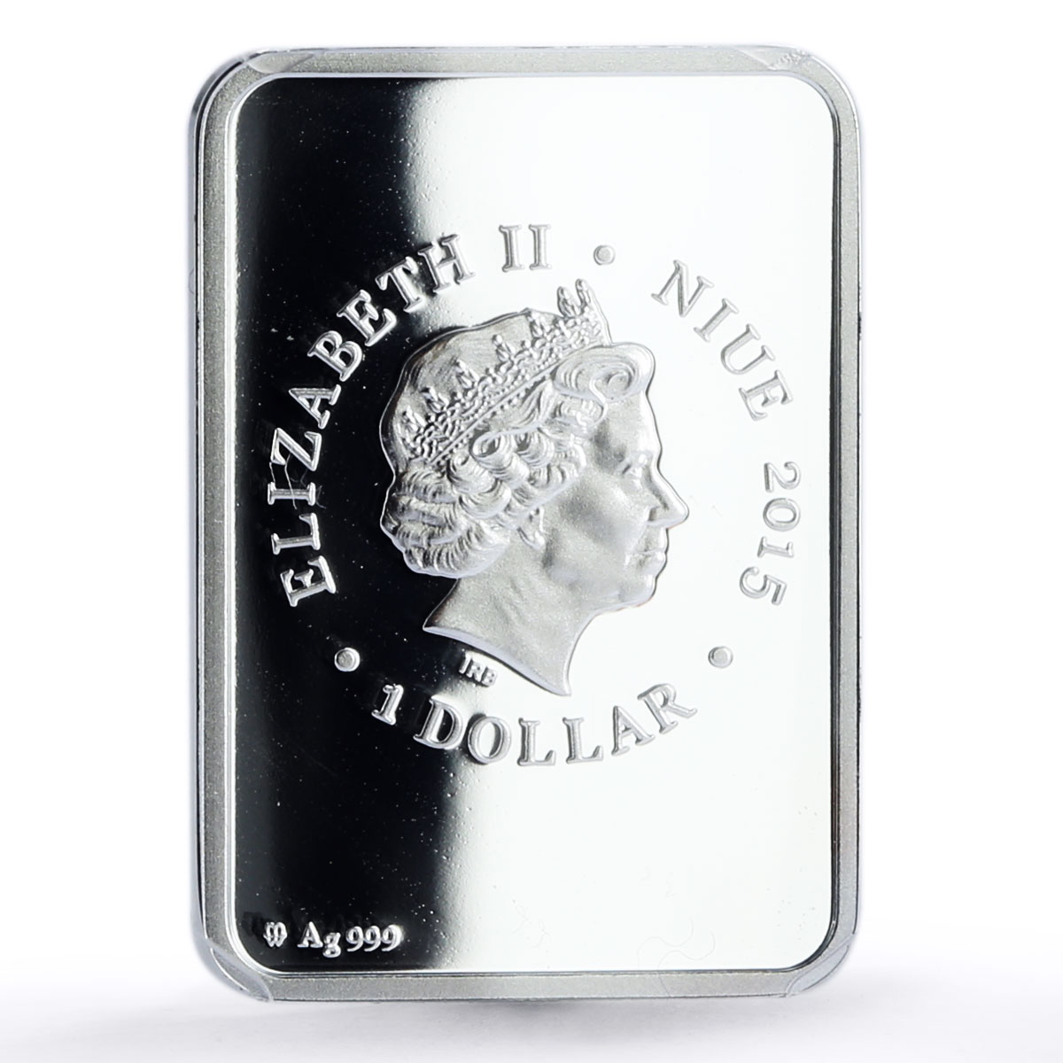 Niue 1 dollar Biblical Stories David and Goliath Art PR70 PCGS silver coin 2015