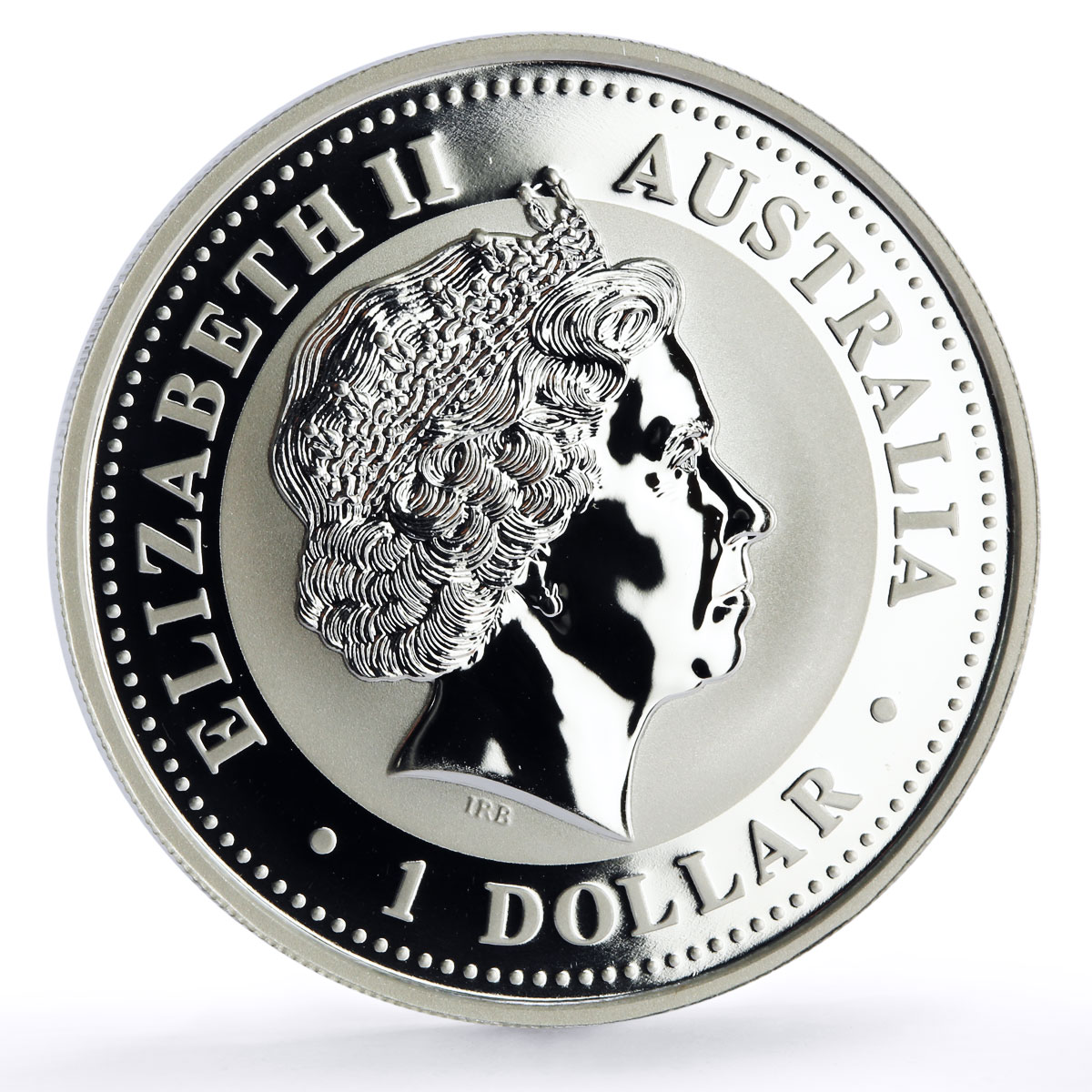 Australia 1 dollar Australian Kookaburra Birds Fauna gilded silver coin 2006