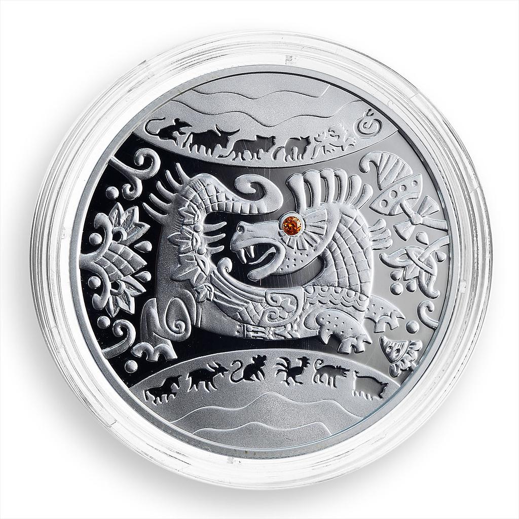 Ukraine 5 hryvnia Year of Dragon Oriental Calendar silver proof coin 2012