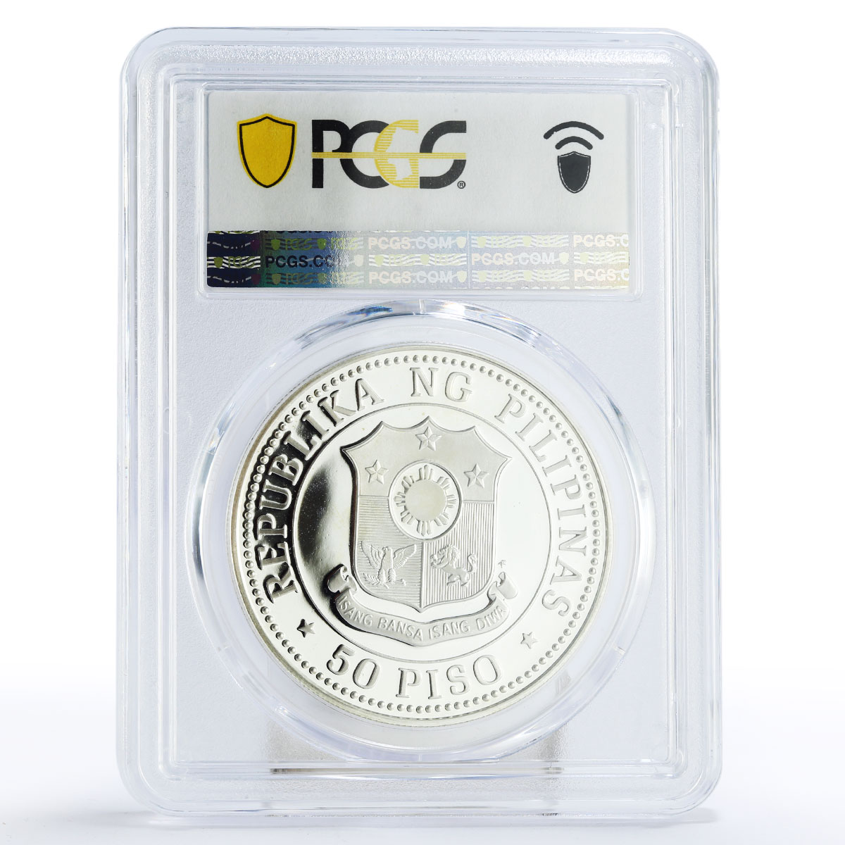 Philippines 50 piso International Year of the Child PR68 PCGS silver coin 1979