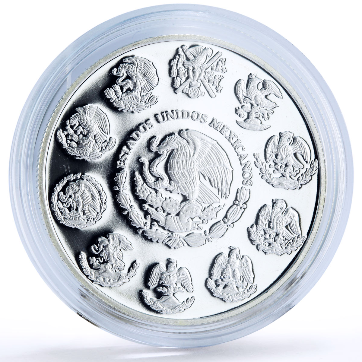 Mexico 5 pesos Chichen Itza La Iglesia Church Architecture silver coin 2012