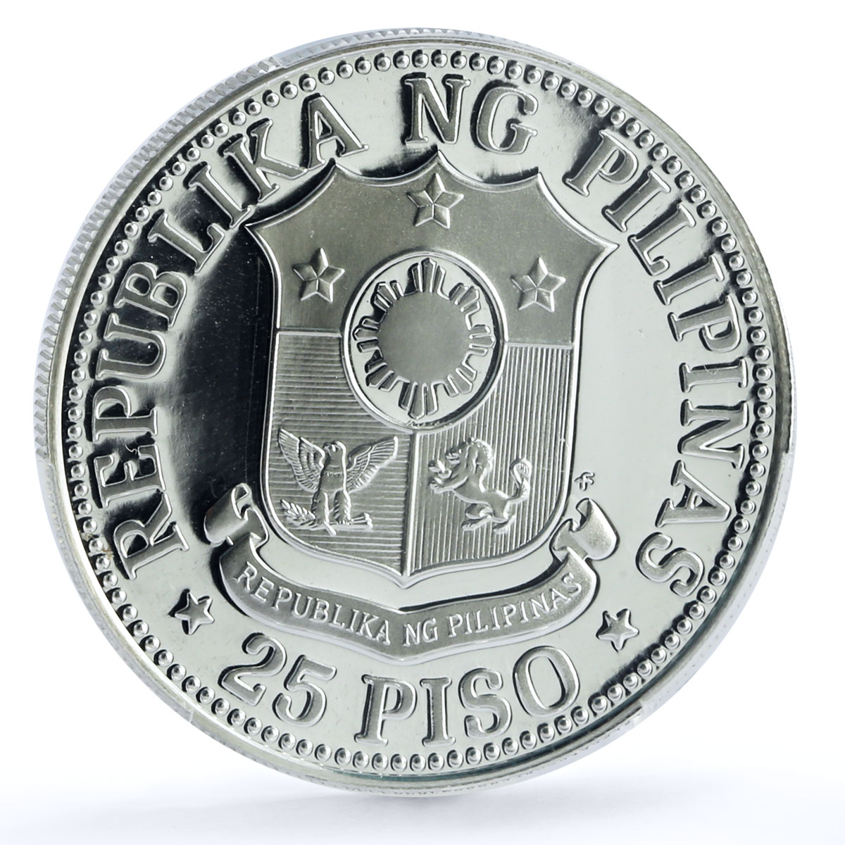 Philippines 25 piso FAO Food Day Woman Holding Grain PR68 PCGS silver coin 1976