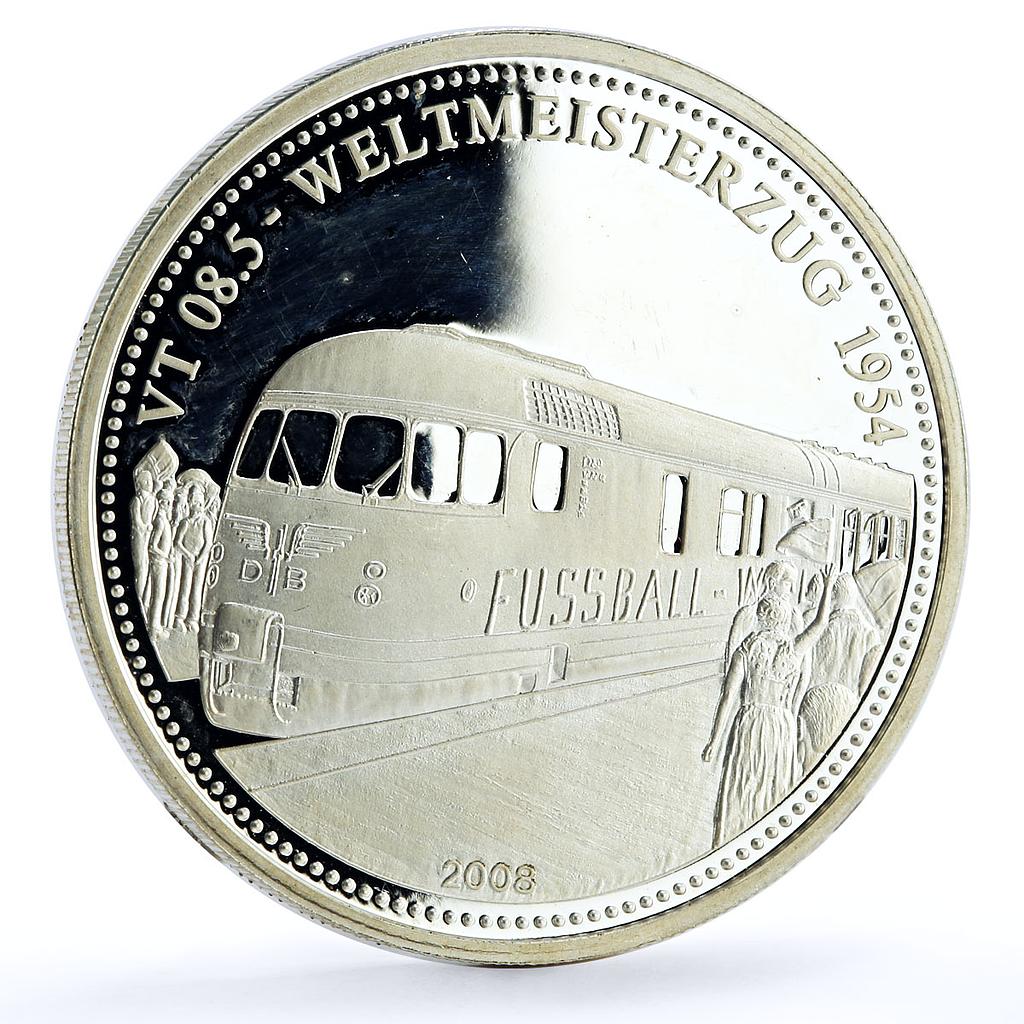 Somali 4000 shillings Trains Railways World Champion VT Locomotive Ag coin 2008