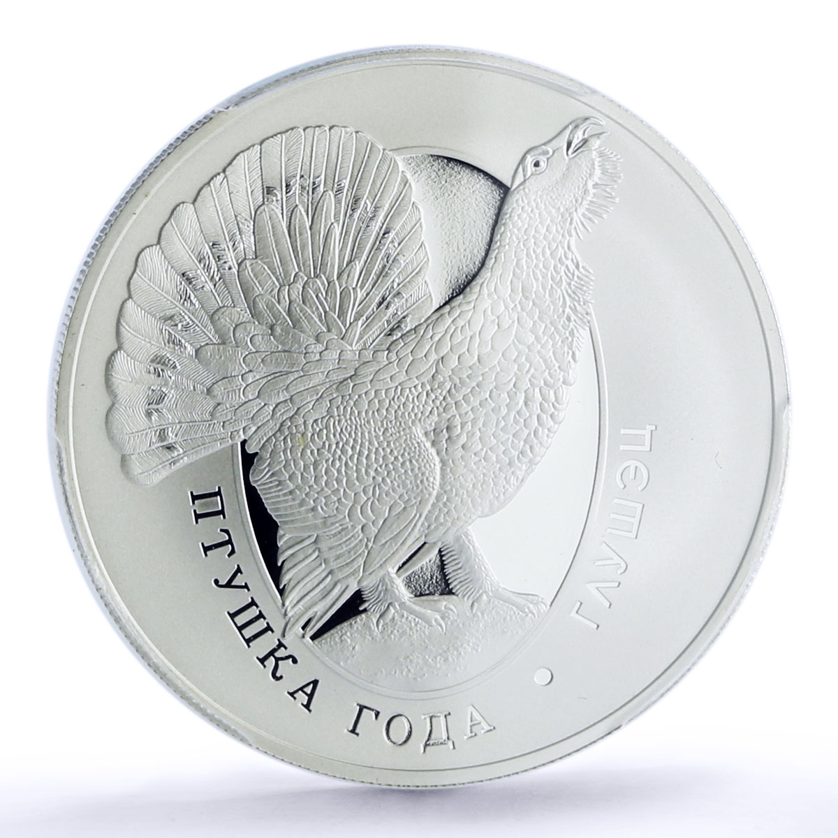 Belarus 10 rubles Environment Protection Capercaillie PR70 PCGS silver coin 2020