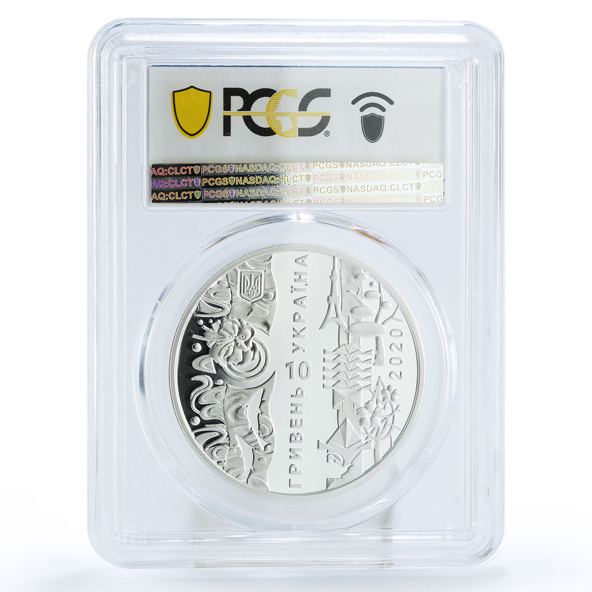 Ukraine 10 hryvnas ХХXІІ Olympic Games Sport series PR70 PCGS silver coin 2020