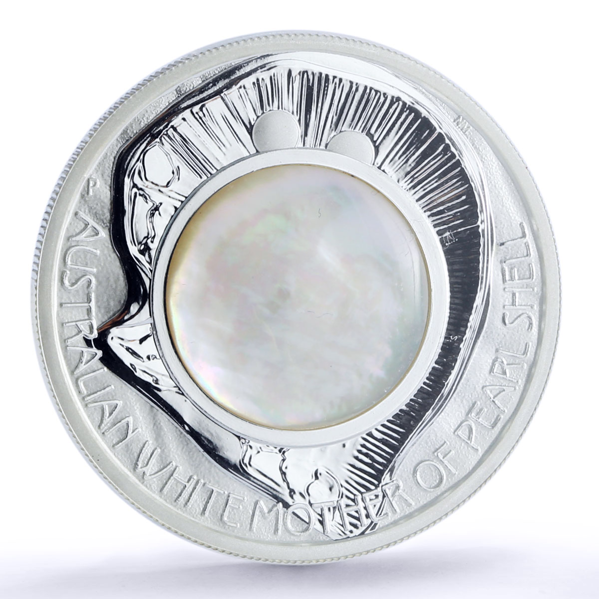 Australia 1 dollar White Mother of Pearl Shell PR70 PCGS silver coin 2015