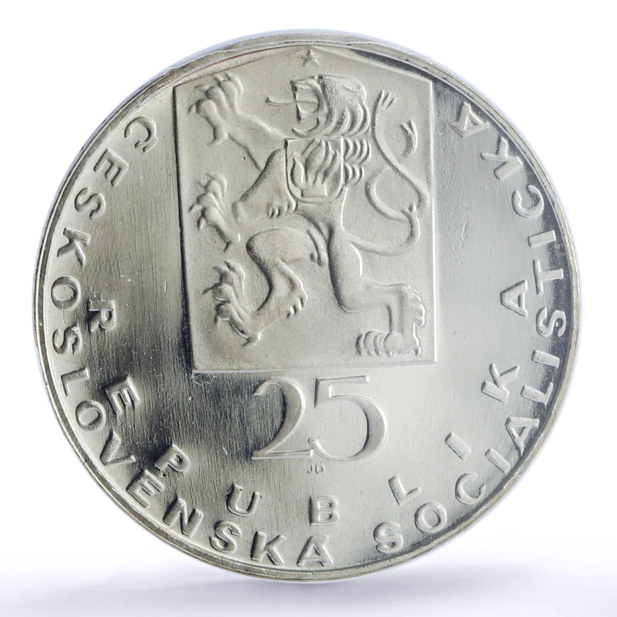 Czechoslovakia 25 korun 100 Anniversary Death Purkyne PR68 PCGS silver coin 1969