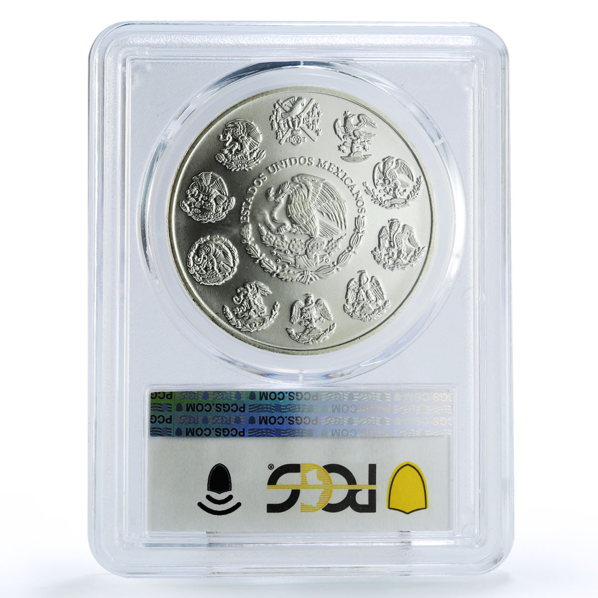 Mexico 1 onza Libertad Angel of Independence MS68 PCGS silver coin 2004