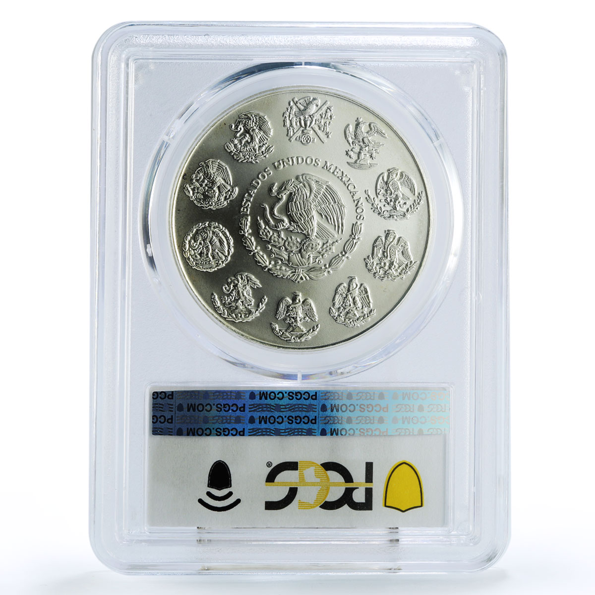 Mexico 1 onza Libertad Angel of Independence MS67 PCGS silver coin 2004