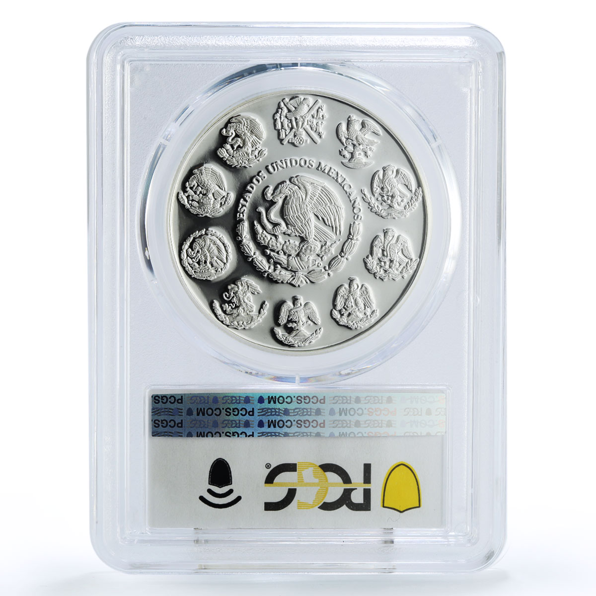 Mexico 5 pesos Chichen Itza Casa de las Monjas PR69 PCGS silver coin 2012