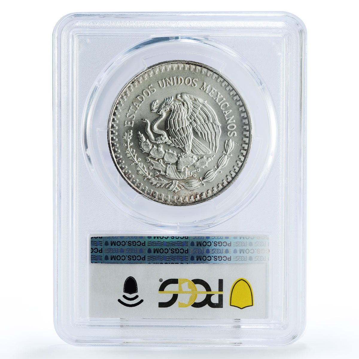 Mexico 1 onza Libertad Angel of Independence MS68 PCGS silver coin 1990