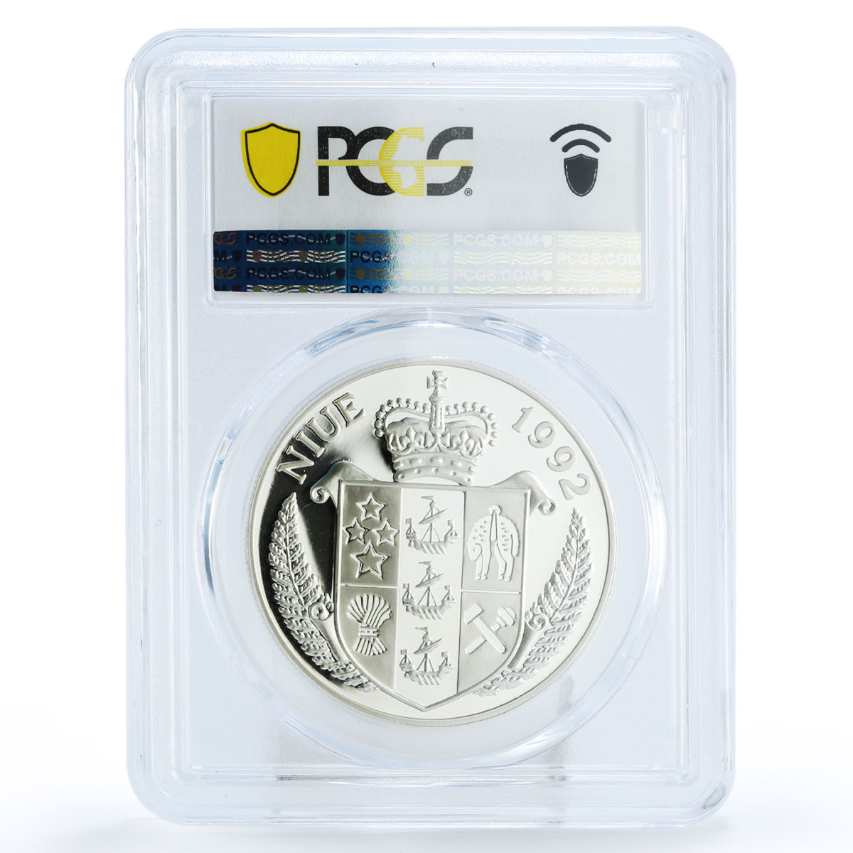 Niue 10 dollars Endangered Wildlife Whales Fauna PR69 PCGS silver coin 1992