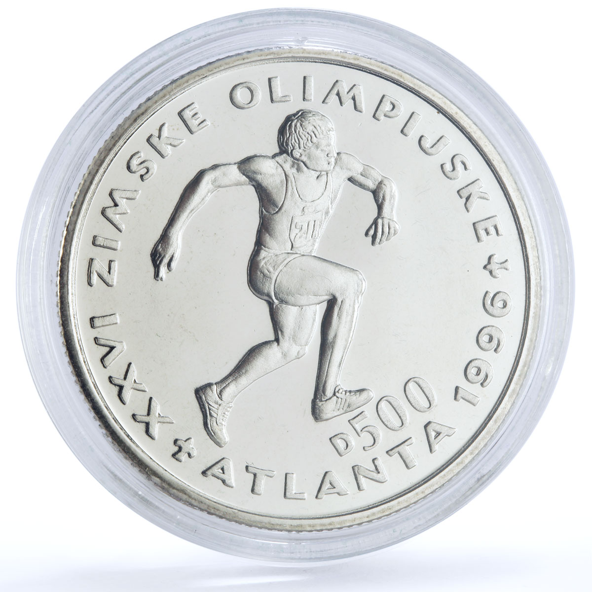 Bosnia and Herzegovina set of 4 coins Atlanta Olympic Games CuNi coins 1996