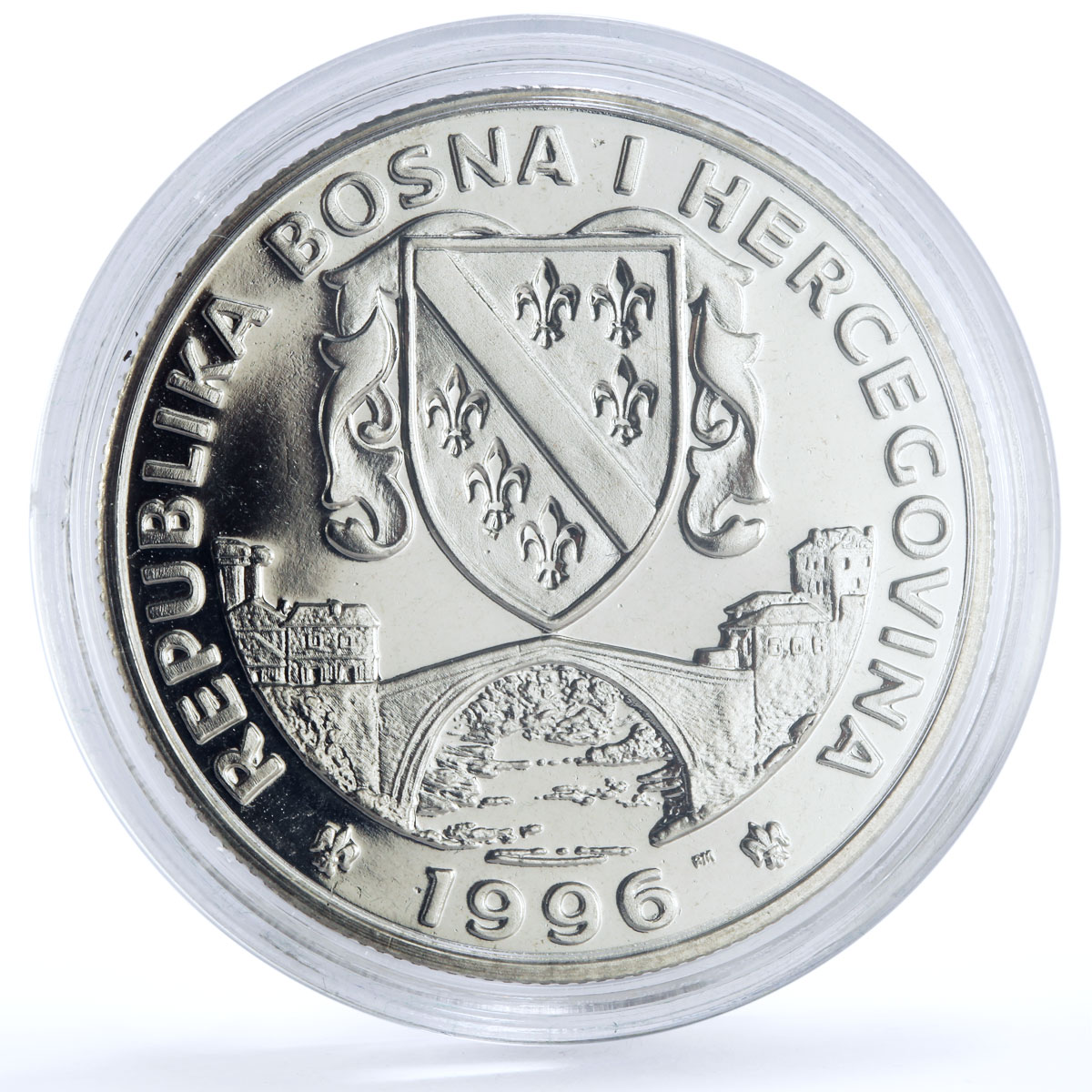 Bosnia and Herzegovina set of 4 coins Atlanta Olympic Games CuNi coins 1996