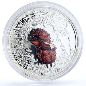 Cook Islands 5 dollars Soviet Cartoons Hedgehog in the Fog silver coin 2011