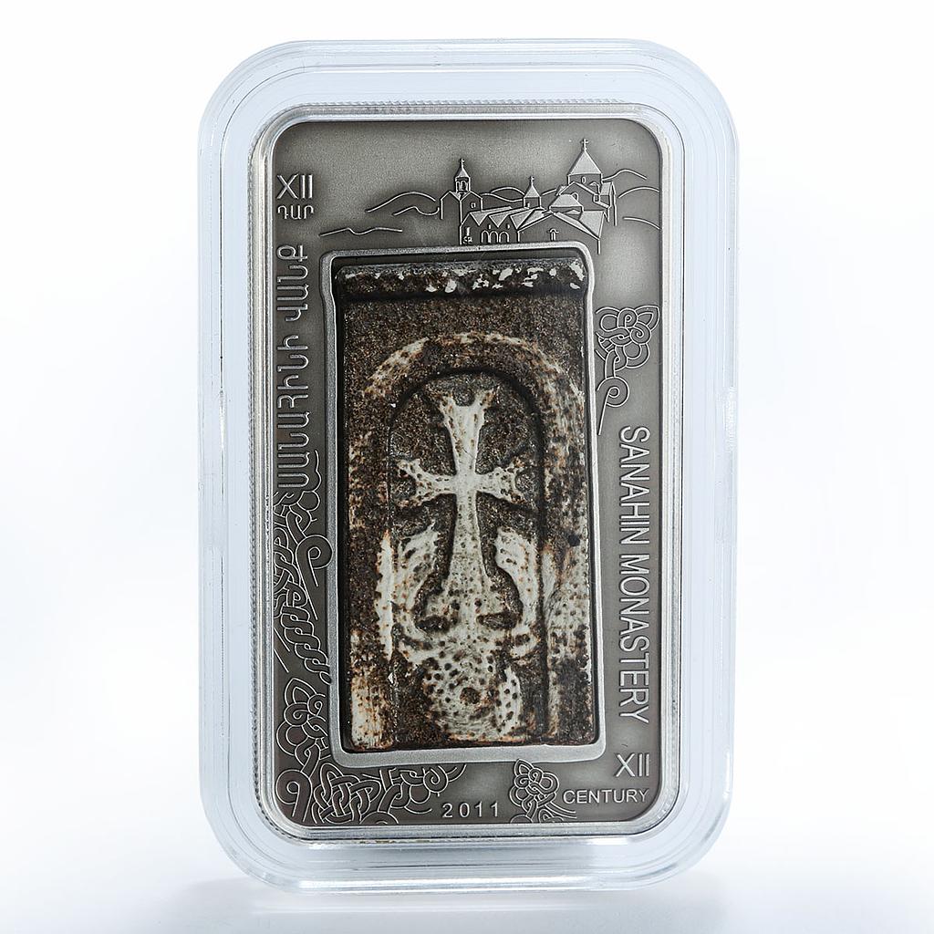 Armenia 1000 dram Monastery of Sanahin series Khachkar Church silver coin 2011