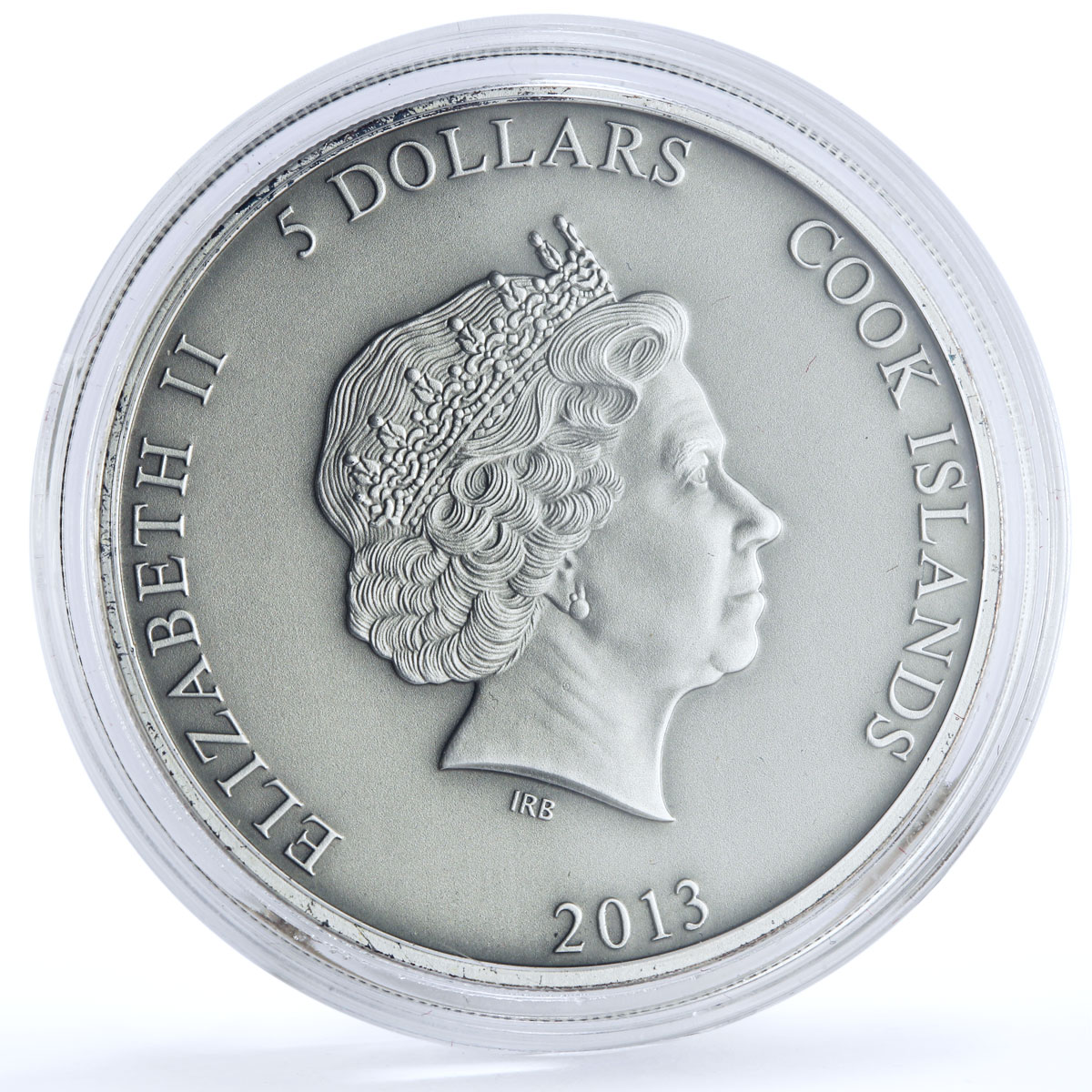 Cook Islands 5 dollars Soviet Cartoons Cinderella Prince silver coin 2013