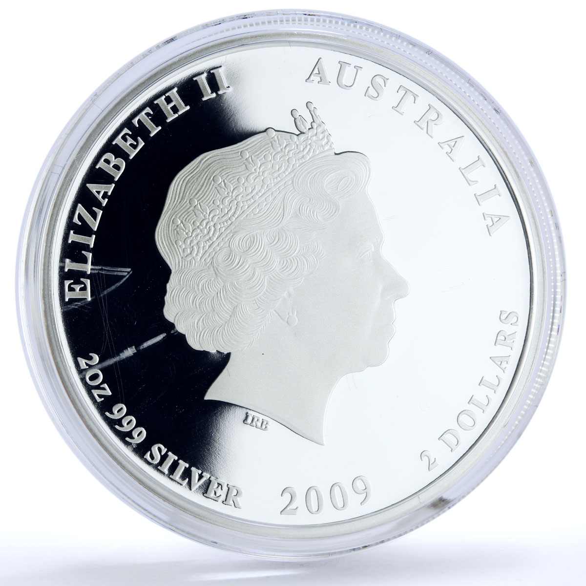 Australia 2 dollars Lunar Calendar series II Year of the Ox proof Ag coin 2009