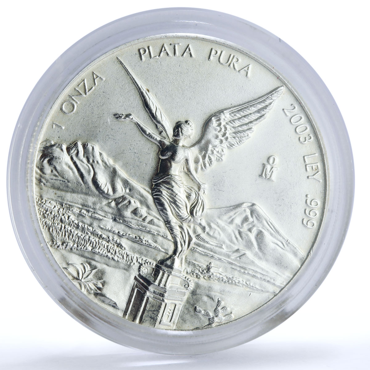 Mexico 1 onza Libertad Angel of Independence silver coin 2003