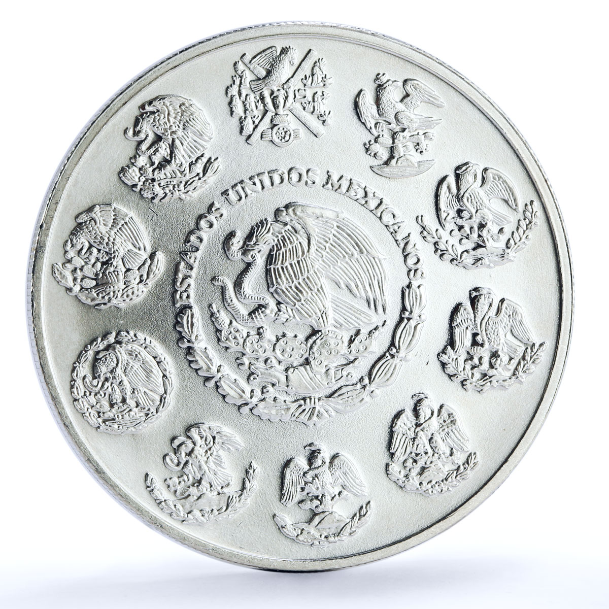 Mexico 2 onzas Libertad Angel of Independence silver coin 2004
