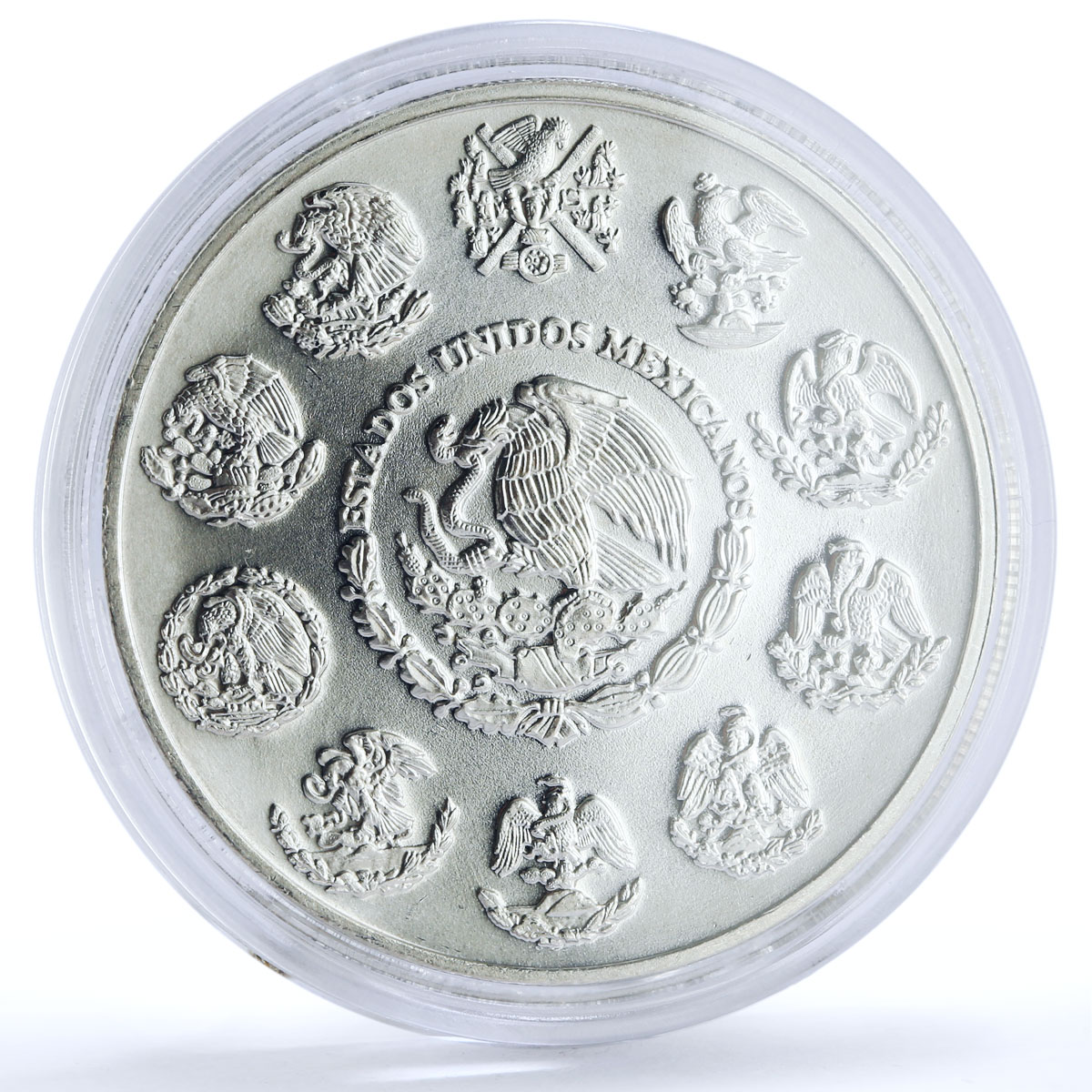 Mexico 2 onzas Libertad Angel of Independence silver coin 2004