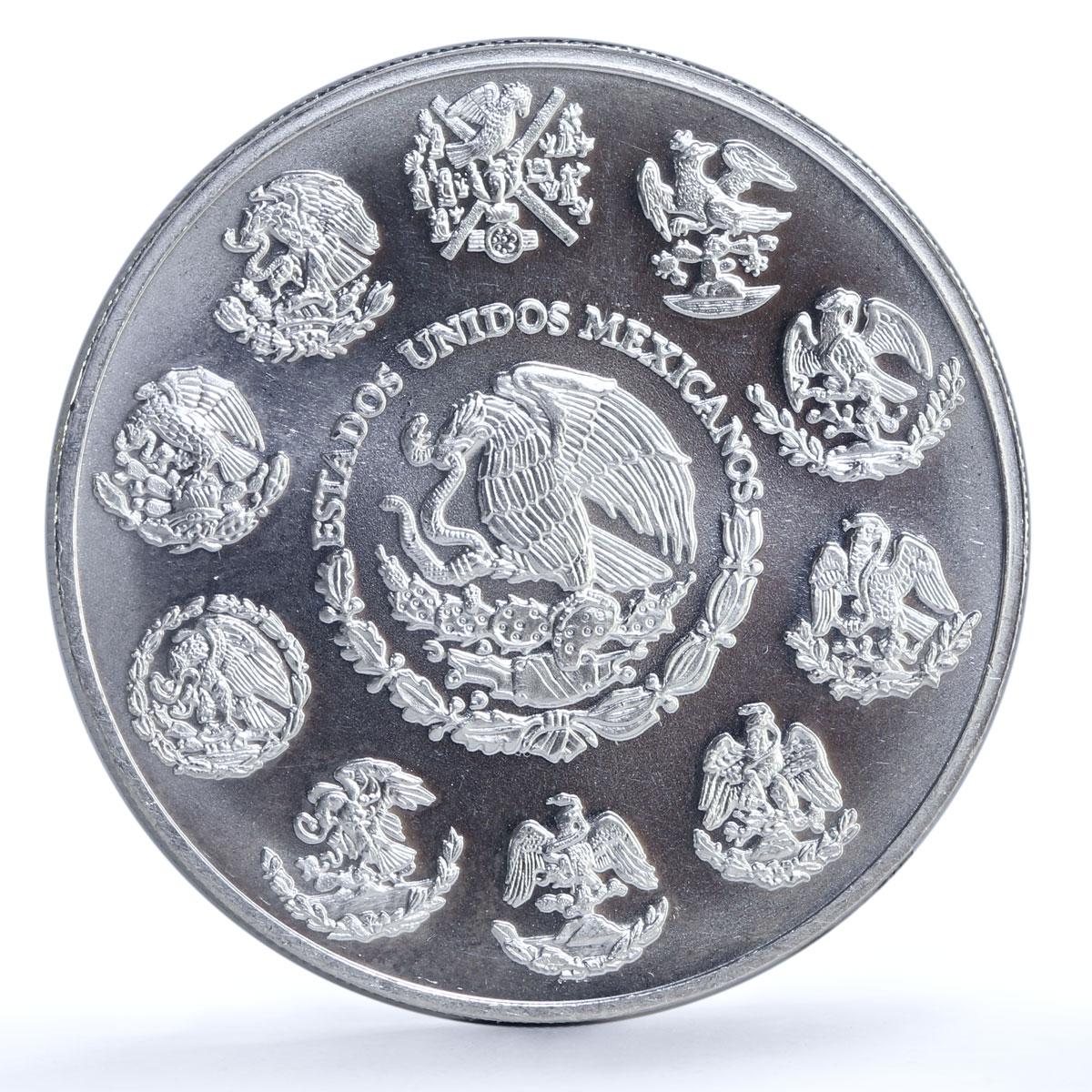 Mexico 2 onzas Libertad Angel of Independence silver coin 2004