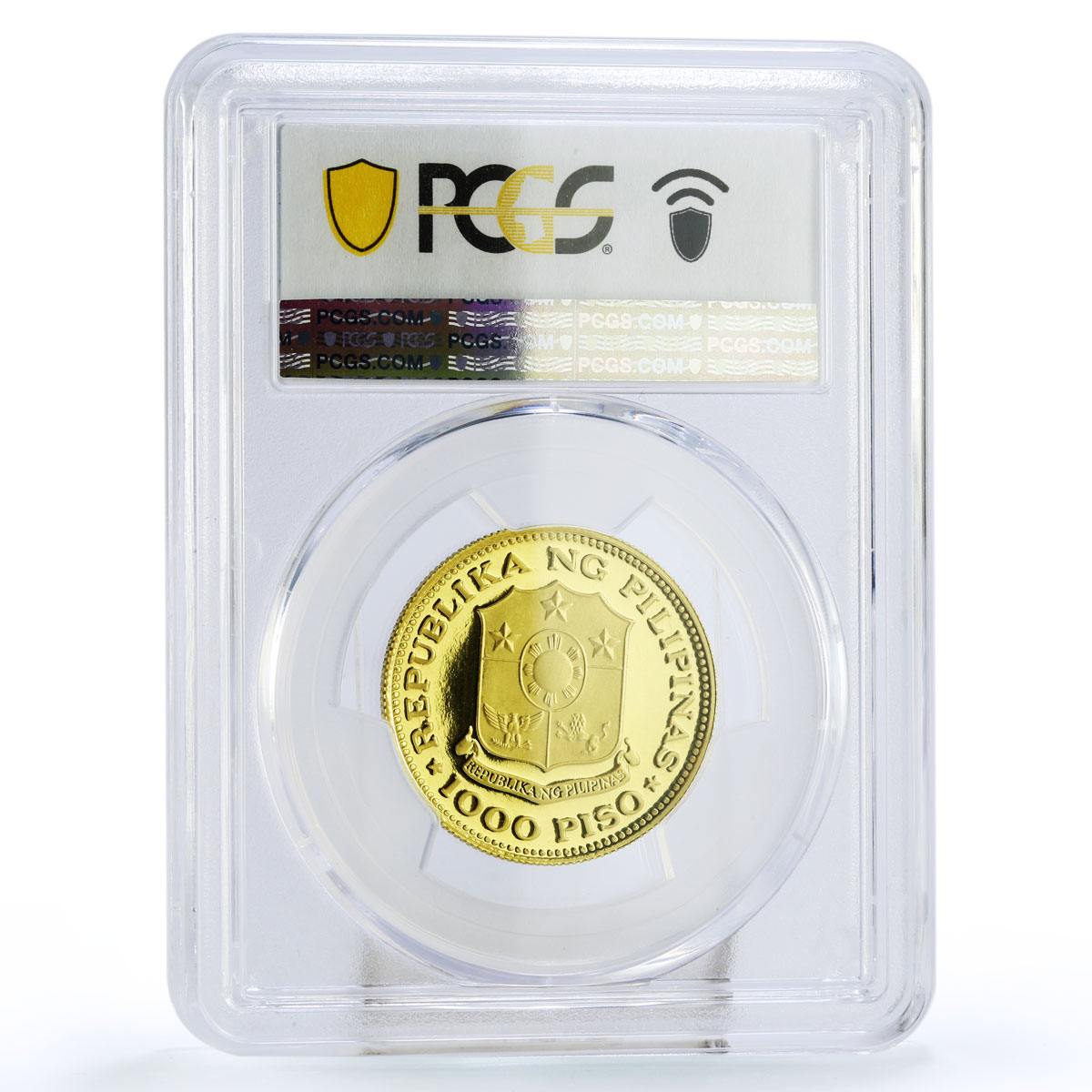 Philippines 1000 piso Ferdinand Emmanuel Edralin Marcos PR69 PCGS gold coin 1975