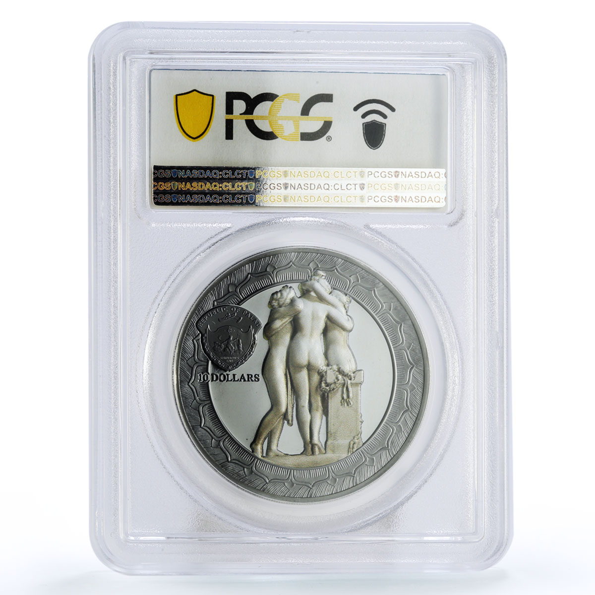 Palau 10 dollars Eternal Sculptures Tre Grazie Three Graces PR70 PCGS coin 2020