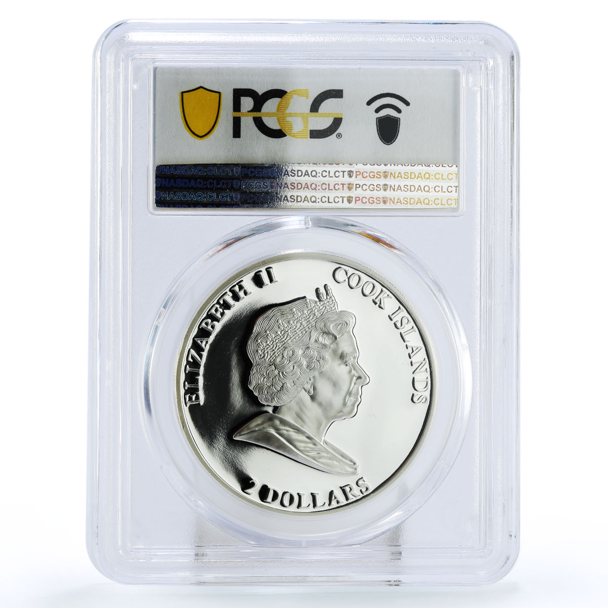 Cook Island 2 dollars Year of Rabbit Two Gray Rabbits PR69 PCGS silver coin 2011