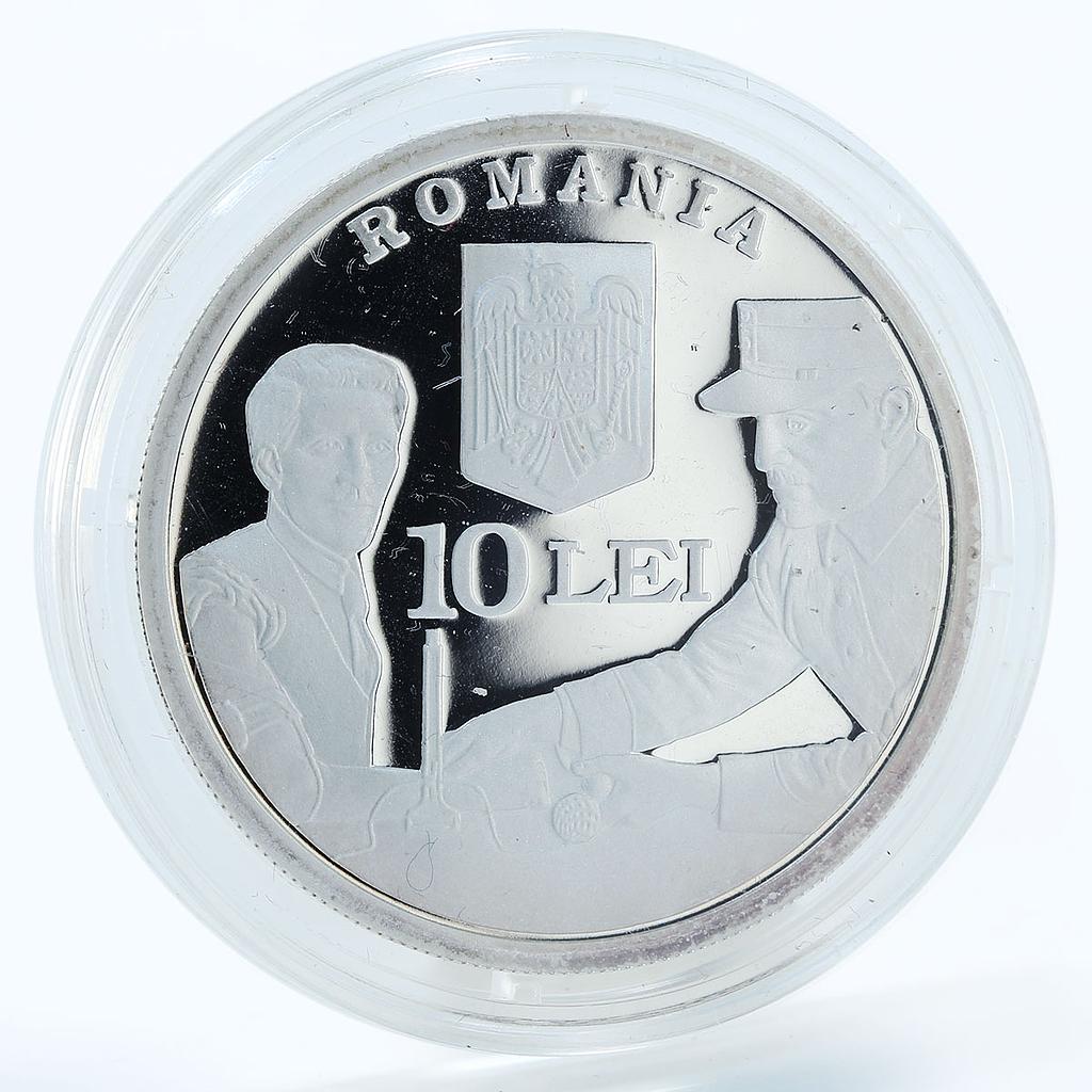 Romania 10 lei Aeronautics and Space Nedicine silver coin 2010