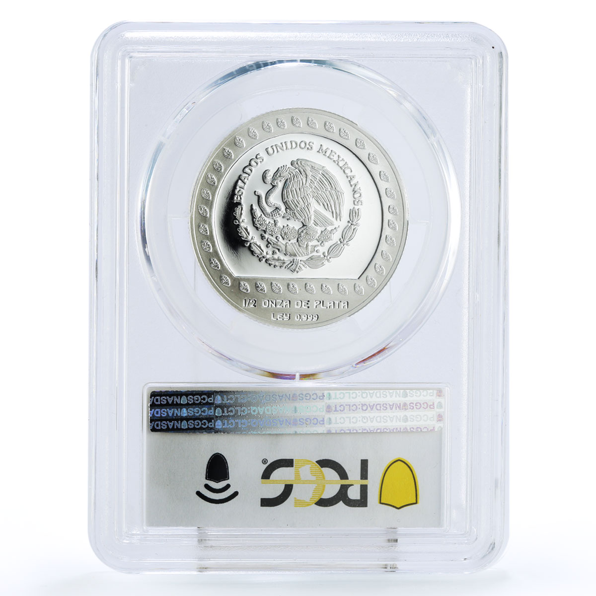 Mexico 50 pesos Guererro Aguila Eagle Warrior PR69 PCGS silver coin 1992
