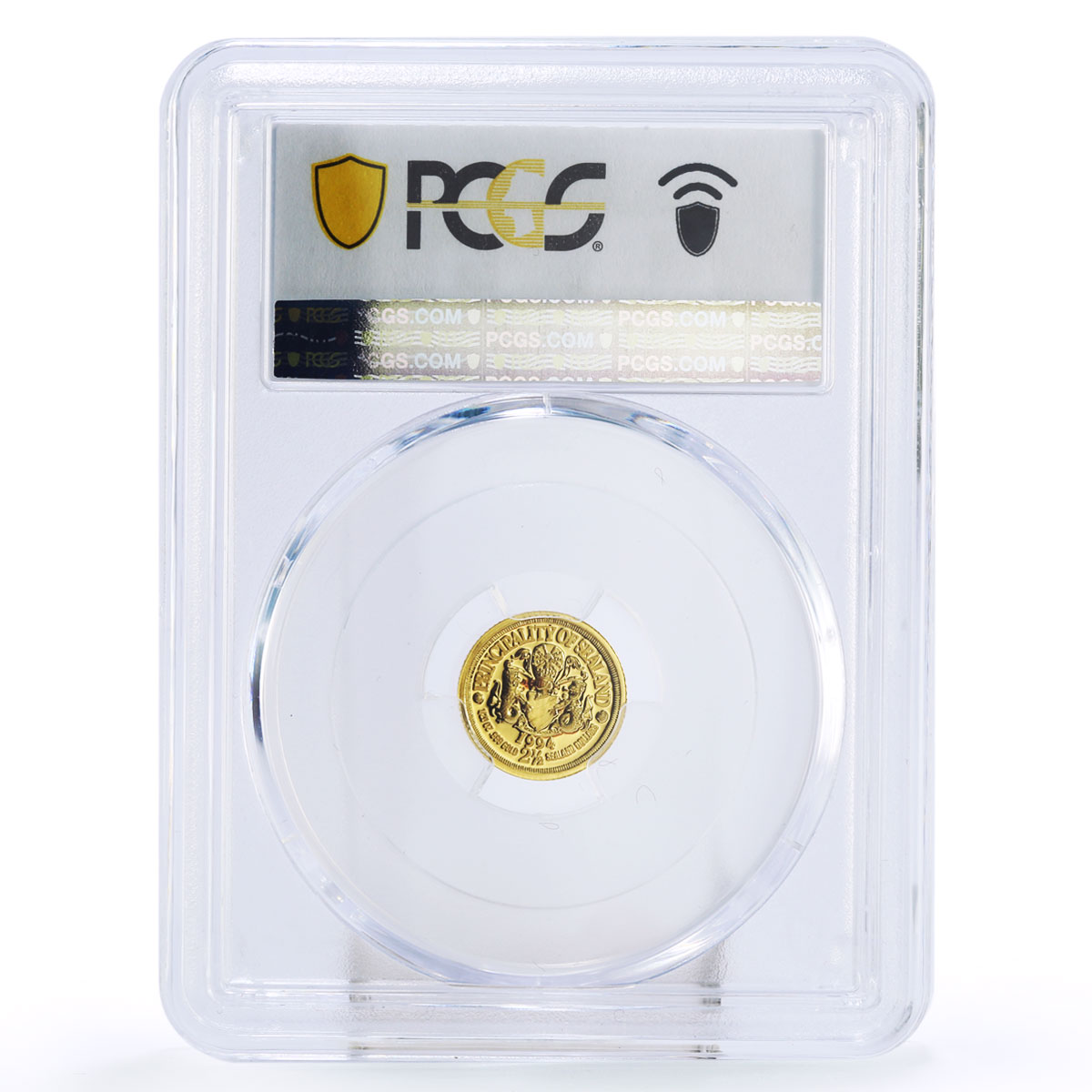 Sealand 2 1/2 dollars ORCA Whale Fauna PR67 gold coin 1994