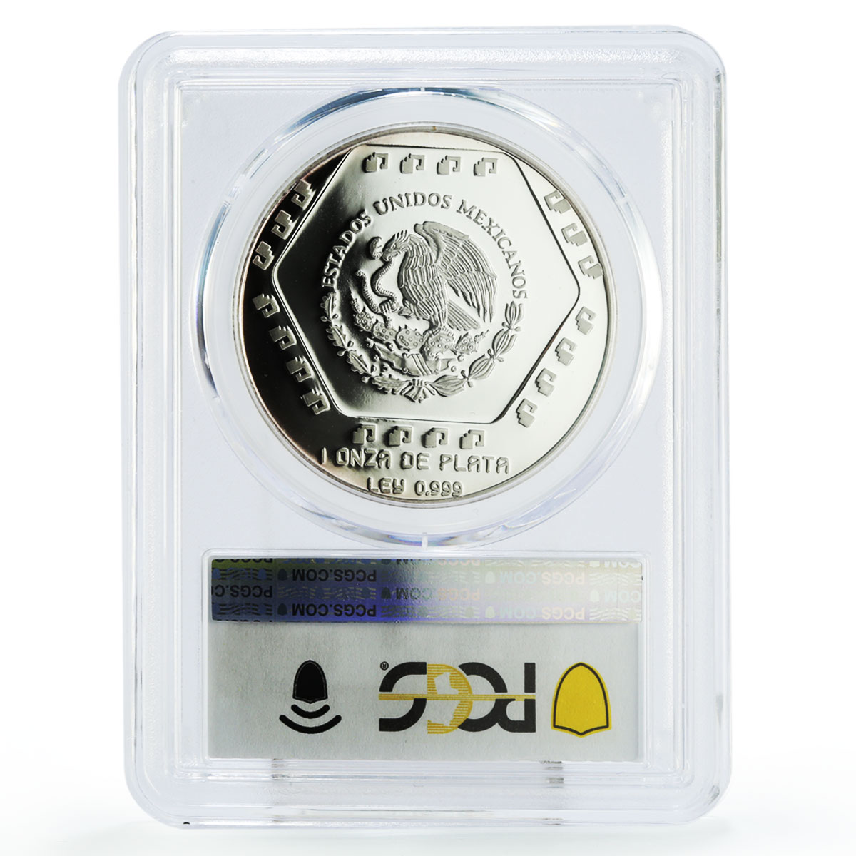 Mexico 5 pesos Dintel 26 Two Figures Wall Sculpture PR68 PCGS silver coin 1994