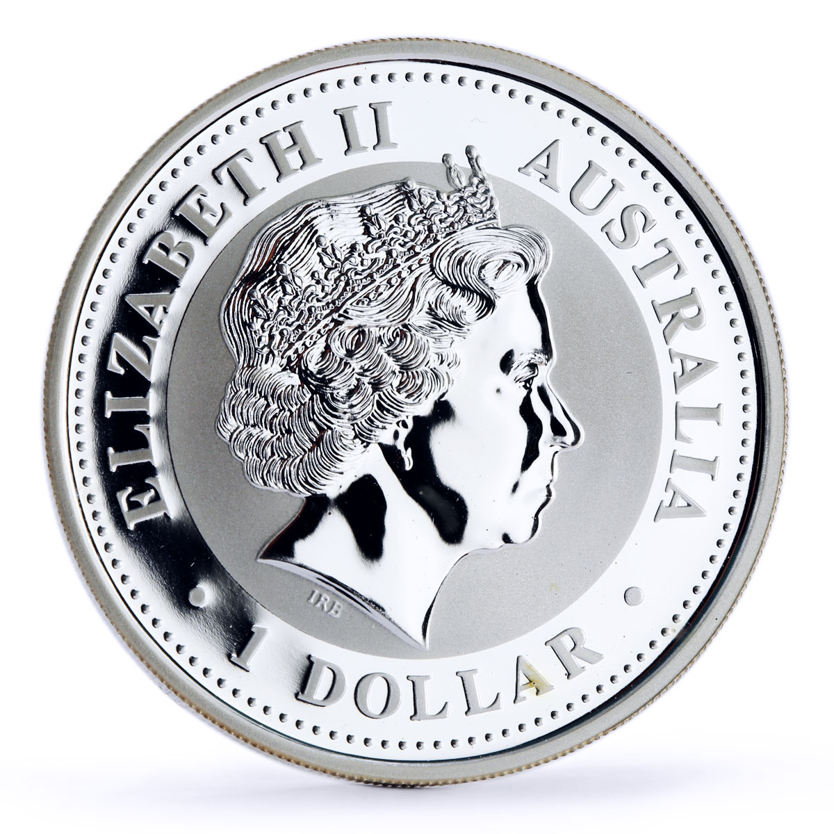 Australia 1 dollar Lunar Calendar I Year of the Rabbit gilded silver coin 1999