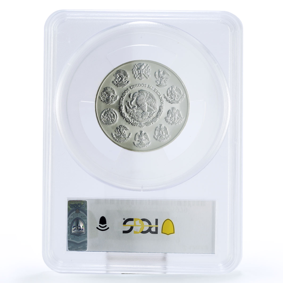 Mexico 2 onzas Libertad Angel of Independence MS69 PCGS silver coin 1998