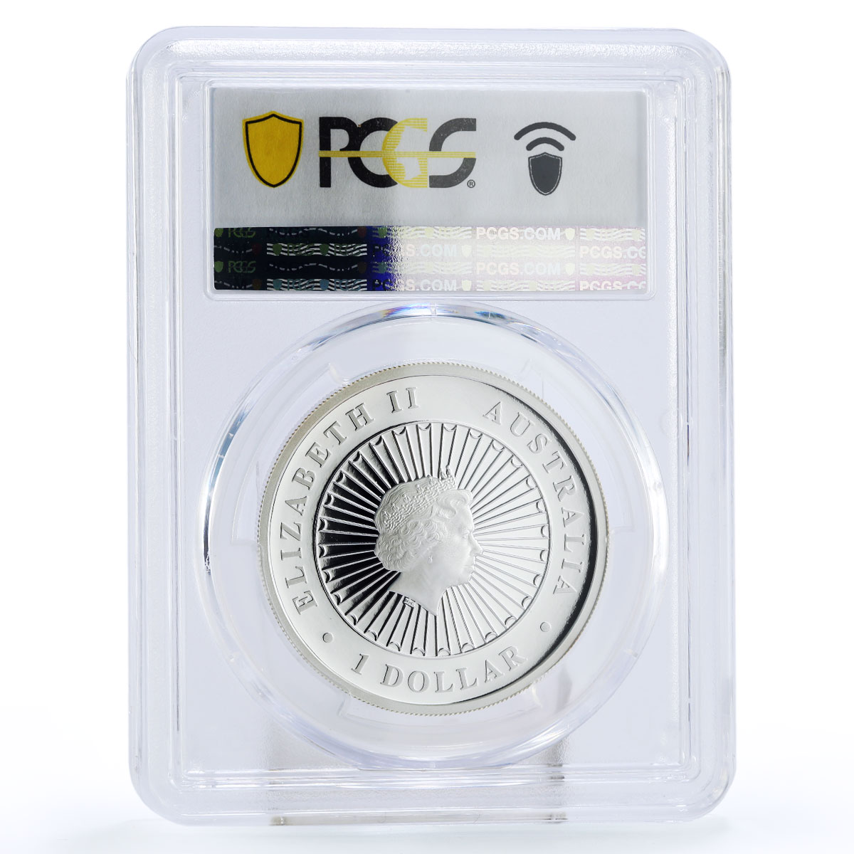 Australia 1 $ Lunar Calendar Year of the Rooster Opal PR70 PCGS silver coin 2017