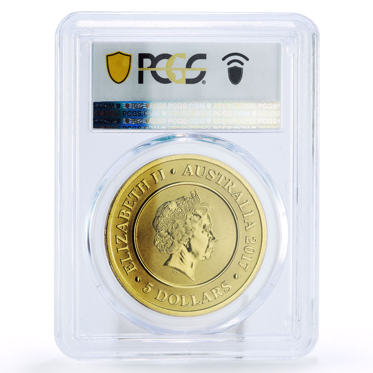 Australia 5 dollars Planetary Coin Sun Space Galaxy MS69 PCGS AlBronze coin 2017