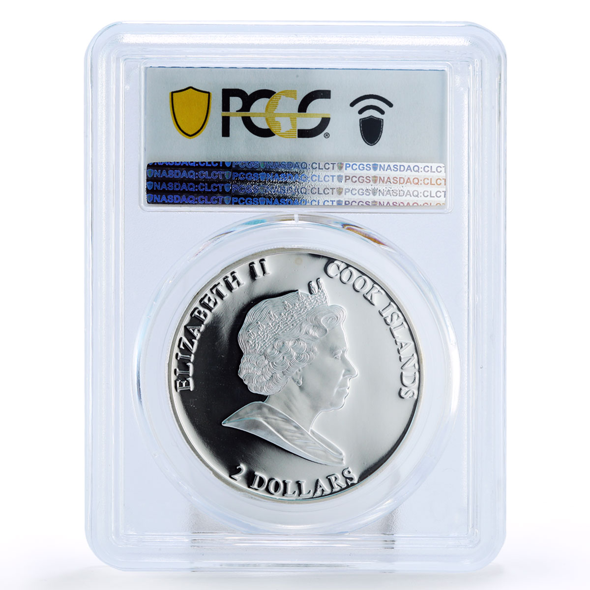 Cook Island 2 $ Year of Rabbit Chinese Lunar Year PR69 PCGS silver coin 2011