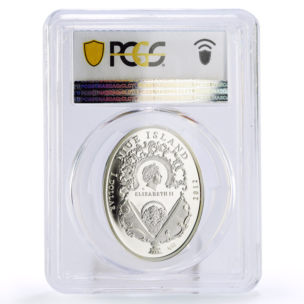 Niue 1 dollar Imperial Coronation Egg Royal Coach PR69 PCGS silver coin 2012