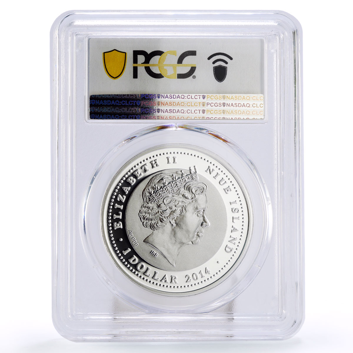 Niue 1 dollar Saint George the Victorious PR70 PCGS silver coin 2014