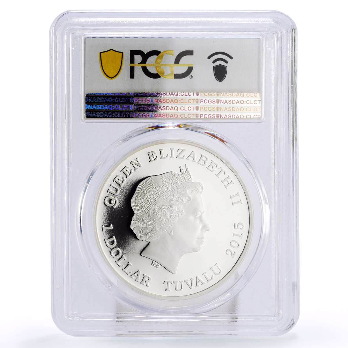 Tuvalu 1 dollar Deadly and Dangerous Bull Ant PR69 PCGS silver coin 2015